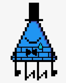 Reverse Bill Cipher/will Cipher , Png Download - Pixel Art Gravity Falls Bill, Transparent Png, Free Download