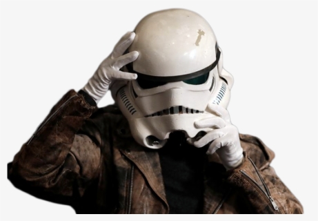 Stormtrooper Helmet From Above, HD Png Download, Free Download