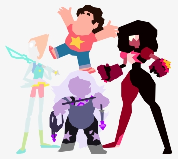 Minimalist Transparent Steven Universe - Garnet Steven Universe Characters, HD Png Download, Free Download