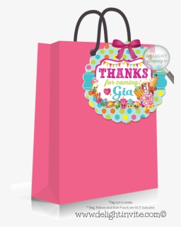 Shopkins Favor Tags - Birthday Goodie Bag Card, HD Png Download, Free Download
