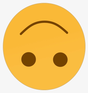 Yellow Face Emoji Png File - Circle, Transparent Png, Free Download