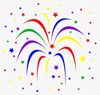 Fireworks Transparent Image - Confetti Clipart With A Transparent Background, HD Png Download, Free Download