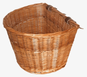 Wicker Bicycle Basket Png, Transparent Png, Free Download