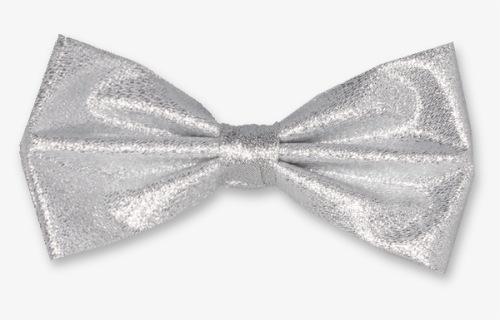 Bow Tie Silver Glitter - Silver Bow Boy Png, Transparent Png, Free Download