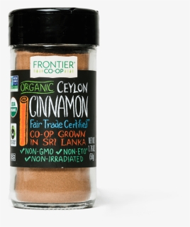Frontier Natural Products, Organic Ceylon Cinnamon, - Bottle, HD Png Download, Free Download