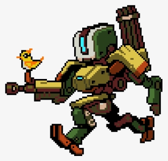 Overwatch Bastion Pixel Spray , Png Download - Overwatch Bastion Pixel Spray, Transparent Png, Free Download