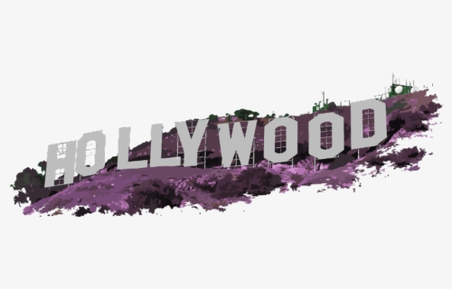 Hollywood Sign Clipart Transparent - Hollywood Sign, HD Png Download, Free Download