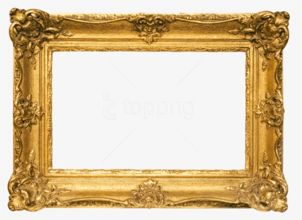 Free Png Best Stock Photos Classic Gold Frame Background - Classic Gold Frame Png, Transparent Png, Free Download