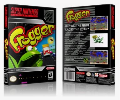 Frogger Replacement Nintendo Snes Game Case Or Cover - Final Fantasy Vi Snes Cover, HD Png Download, Free Download