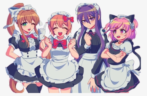 Cute Doki Doki Literature Club, HD Png Download, Free Download