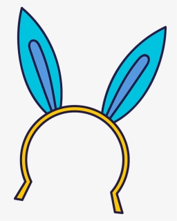 Bunny Ears Headband Clipart, HD Png Download, Free Download