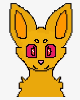Transparent Anime Cat Ears Png - Blank Fox Pixel Art, Png Download, Free Download