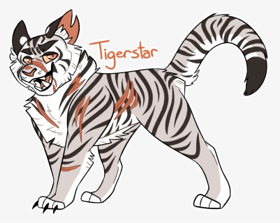 Inspired By @malleycatdesigns‘s White Tiger Tigerstar - Warrior Cats Tigerstar Design, HD Png Download, Free Download