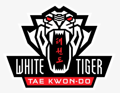 White Tigers Logo , Png Download - Taekwondo Tiger Design Logo, Transparent Png, Free Download