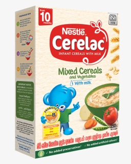 Cerelac Infant Cereal With Milk Mixed Cereals & Vegetables - Cerelac 12 Months, HD Png Download, Free Download