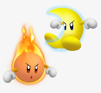 Mr Shine And Mr Bright Kdl3d - Kirby Mr Shine And Mr Bright, HD Png Download, Free Download