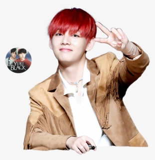 Thumb Image - Bts Taehyung Red Hair Png, Transparent Png, Free Download