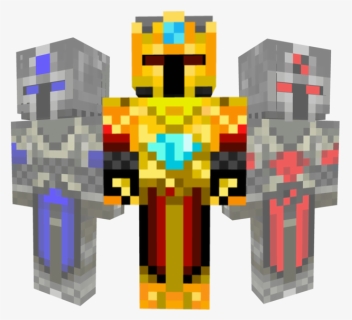 Transparent Minecraft Diamond Sword Png - Minecraft Knight Skins Girl, Png Download, Free Download