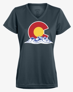 Colorado Mountain Silhouette Ladies - Active Shirt, HD Png Download, Free Download