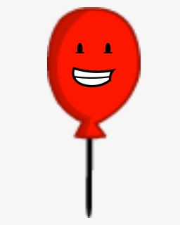 Transparent Red Balloons Png - Bfdi Object Red Balloon, Png Download, Free Download