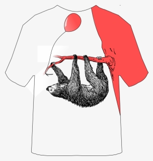 Sketch Sloth Black And White, HD Png Download, Free Download