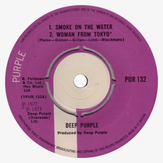 Transparent Purple Smoke Png - Deep Purple Smoke On The Water Record, Png Download, Free Download