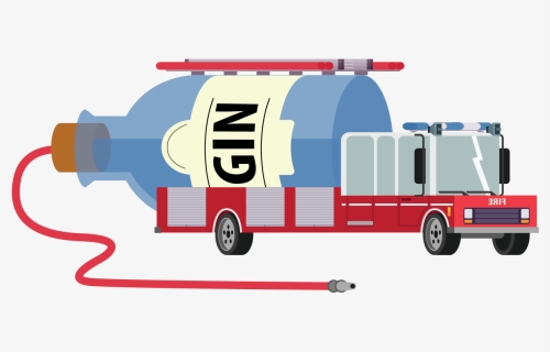 Bottle On Truck-01 - Emergency Vehicle, HD Png Download, Free Download