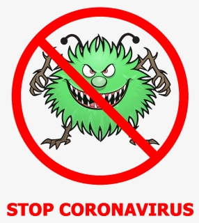 Stop Coronavirus Symbol Png Clipart - Computer Virus Png, Transparent Png, Free Download