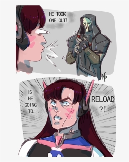 Annnd Let"s Put In That Crazy Mei One - Overwatch Funny Reaper Comics, HD Png Download, Free Download