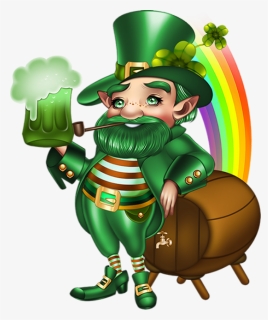 Transparent Leprechaun Saint Patrick S Day Cartoon - Leprechaun Irish Saint Patrick Day, HD Png Download, Free Download