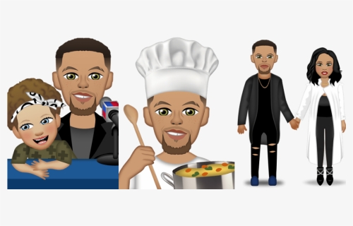 Steph Curry Emoji App , Png Download - Chef Steph Curry Emoji, Transparent Png, Free Download