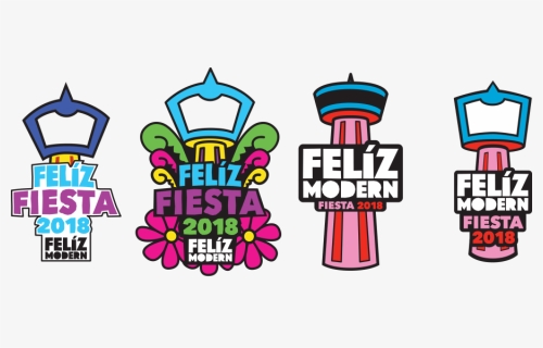 Design Exploration Comps For The Feliz Modern Fiesta - Floral Fiesta Medal Design, HD Png Download, Free Download