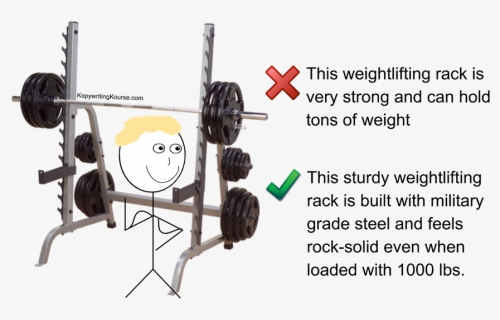Be Specific Bullet Points - Squat Rack Transparent Background, HD Png Download, Free Download