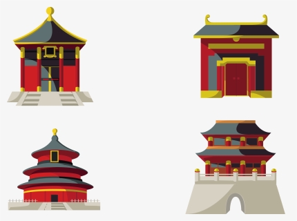 Temple Of Heaven Chinese Pagoda - Chinese Temple Png, Transparent Png, Free Download