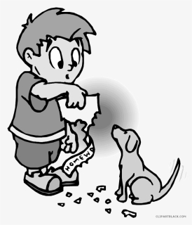 Homework Clipart Dog ~ Frames ~ Illustrations ~ Hd - Clip Art, HD Png Download, Free Download