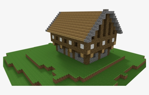 Minecraft Mansion Png - Minecraft House Png, Transparent Png, Free Download