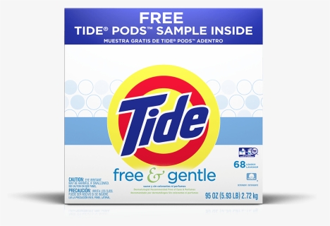 Tide Free And Gentle Powder - Graphic Design, HD Png Download, Free Download