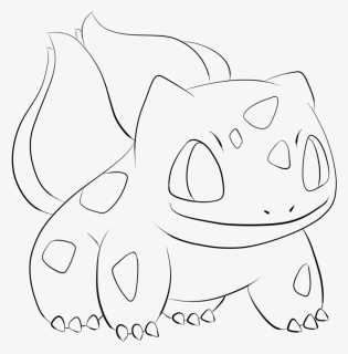 Pokemon Bulbasaur Coloring Pages - Bulbasaur Jpg Black And White, HD Png Download, Free Download
