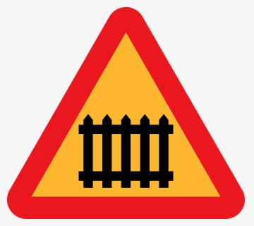 Free Illustrations, Risk, Caution Sign, Warning, Barrier - White Picket Fence Cartoon, HD Png Download, Free Download