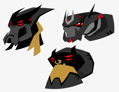 Animated Head Studies - Transformers Animated Dreads, HD Png Download, Free Download