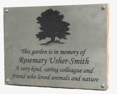 Commemorative Plaque , Png Download - Oak, Transparent Png, Free Download