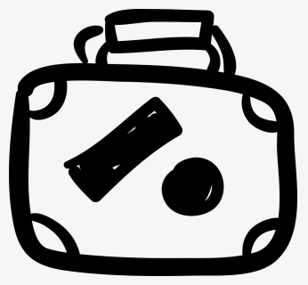 Baggage Hand Drawn Outline With Labels - Baggage, HD Png Download, Free Download