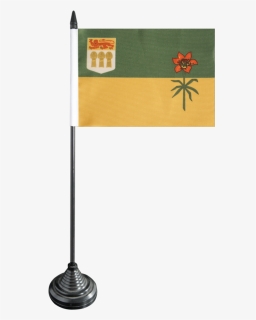 Canada Saskatchewan Table Flag - Saskatchewan Flag Png, Transparent Png, Free Download