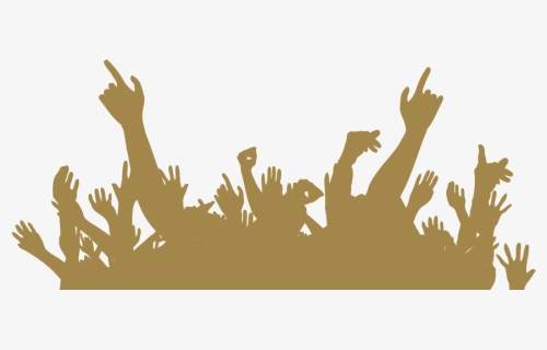 Concert Crowd Silhouette Png - Concert, Transparent Png, Free Download