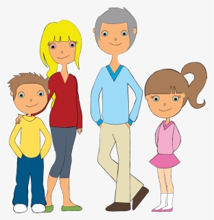 Mum And Dad Cartoon, HD Png Download, Free Download