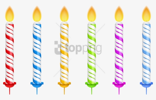Free Png Transparent Birthday Candles Png Image With - Birthday Candle Transparent, Png Download, Free Download
