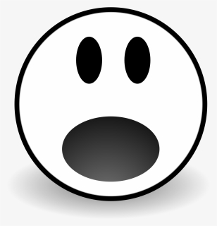 Scared Face Clipart - Scared Face Clipart Black And White, HD Png Download, Free Download