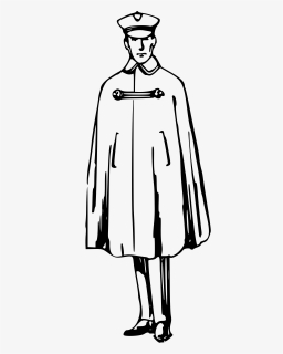 Man In Cape Clip Arts - Clothing, HD Png Download, Free Download