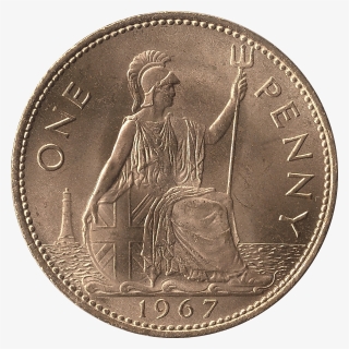 British Pre-decimal Penny 1967 Reverse, HD Png Download, Free Download