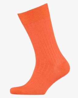 Menswear Socks Cotton Ribbed Orange - Sock, HD Png Download, Free Download